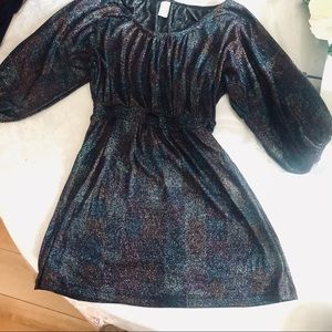 Mark by Avon quarter sleeve multicolor dress.